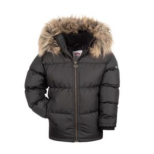 APPAMAN BLACK BASE CAMP
DOWN PUFFER JACKET / COAT